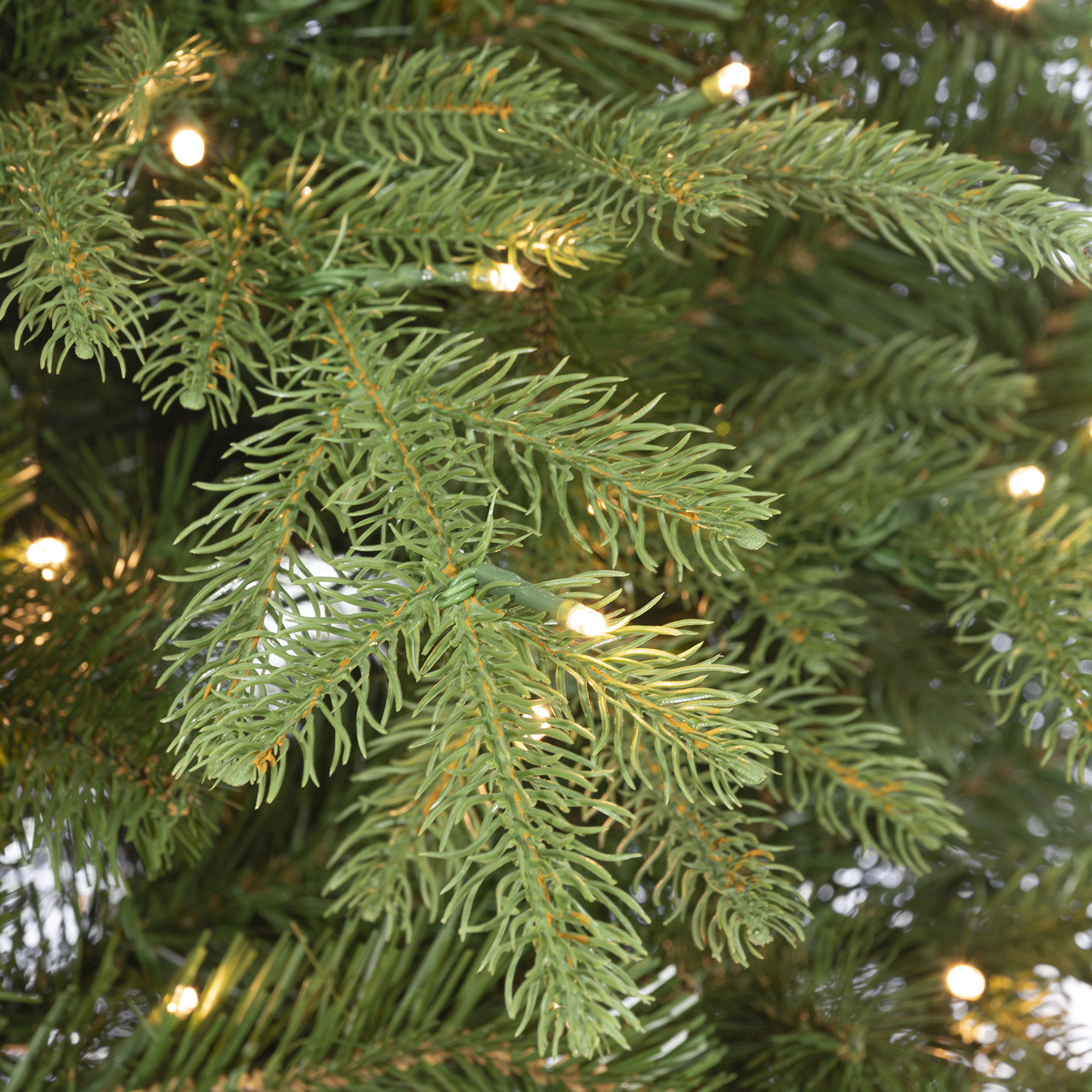 90' Lighted Artificial Pine Christmas Tree