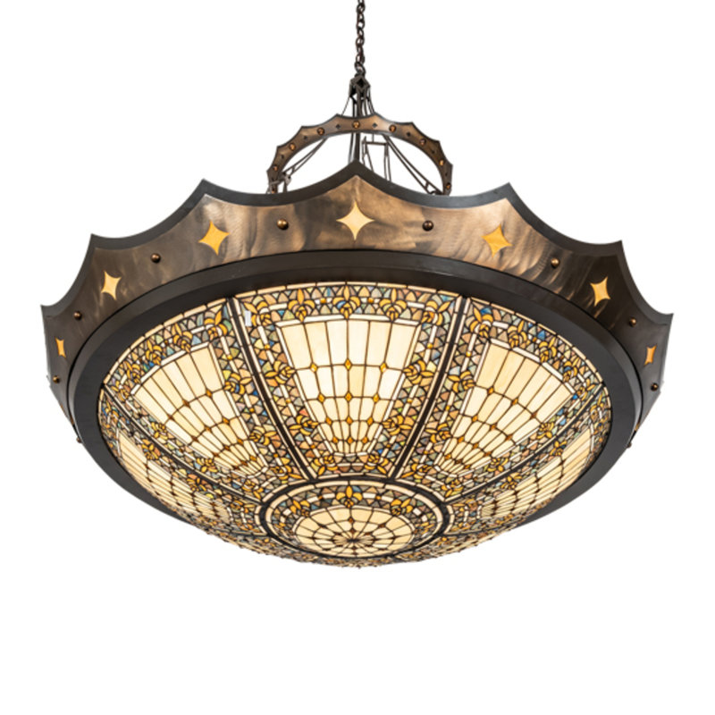 Luminaire suspendu bol 6 lumières Salcombe