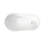 Oval - Shape White Acrylic High Back Stand Alone Soaker Bathtub  5932 Inch , Slip Compliant, Stain Finish, No Drains Inch  With Design, , Easy To Maintain, Included