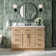 Thornaby 49'' Solid Wood Single Bathroom Vanity with 1.5'' White Quartz Top, Oval Sink