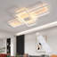 Damaun 4-Light Dimmable Acrylic LED Semi Flush Mount