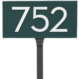 Floating 1-Line Lawn Address Sign