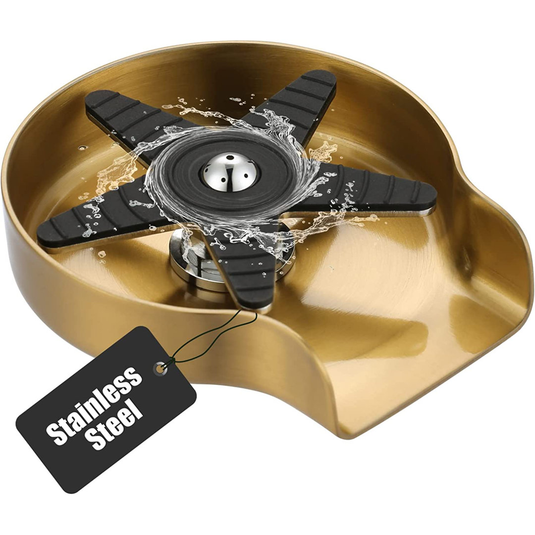 Stainless Steel Glass Rinser For Kitchen Sink, Kitchen Sink Accessories Cup Washer ARCORA 