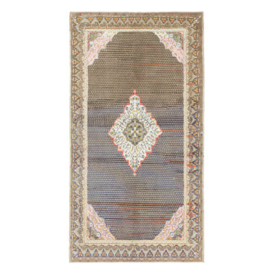 One-of-a-Kind 3'11"X7'3" Hand Knotted Area Rug