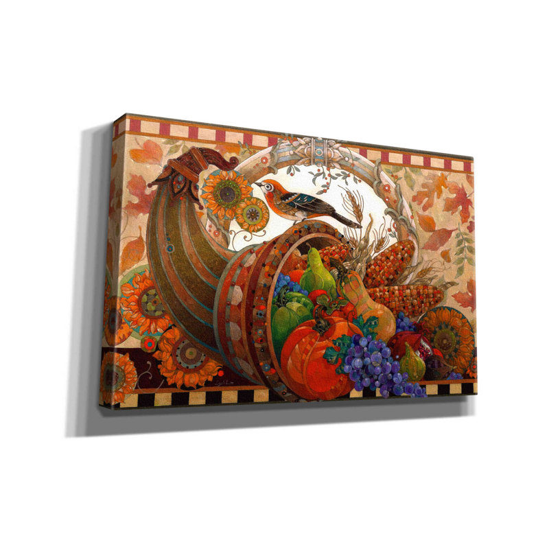 «Cornucopia» par David Galchutt, art mural sur toile, H 26 po x l 40 po x P 1,5 po
