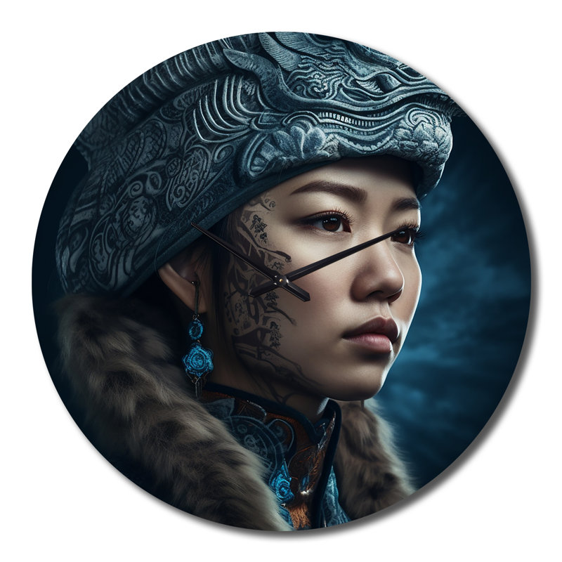Horloge murale asiatique asiatique, Grand