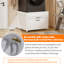 Washer Dryer Laundry Pedestal 29" Universal Fit Anti-vibration Stand With Built-in Drain Pan + Hose