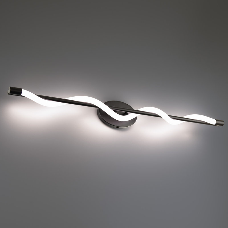 Dimmable LED Bath Bar, Black