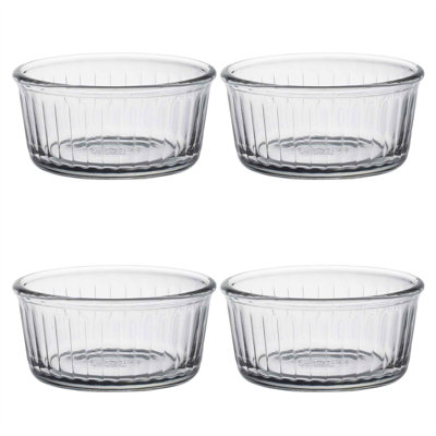 Duralex - Oven Chef Glass Ramekins for Creme Brulee, Desserts - 8.5cm