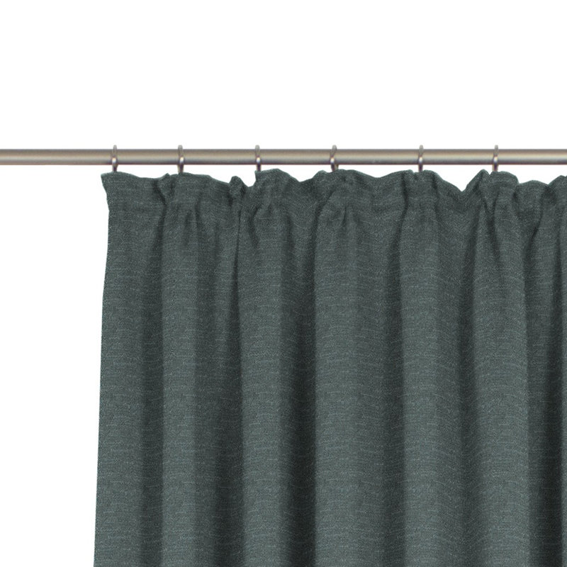 Torbole Room Darkening Curtain, 132cm wide x 375cm high, Petrol