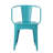 3 Pc Kd Metal Bistro Set - Powder Coated Iron, Weather Resistant, Stackable Chairs-475450801
