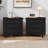 Albers Traditional 3 - Drawer Nightstand With Solid Wood Legs (Set Of 2)-680119406