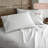 100% Organic Flannel Sheets California King - GOTS Certified 100% Cotton Flannel Sheets Set with Comfortable Soft Brushed Finish & Deep Pocket - 1 Flat 1 Fitted & 2 Pillowcases (White, Cal King)-1208684695-1208684697