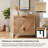32.87" Tall Solid Wood 2-door Accent Cabinet
