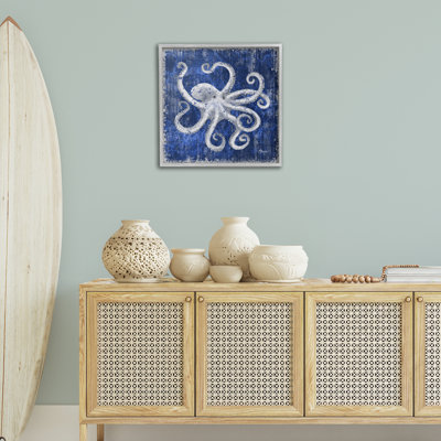  «Rustic Indigo Octopus Giclee» par Paul Brent