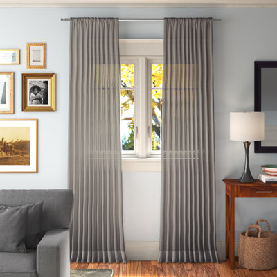 Carissia Extra Wide Sheer Curtain Panel