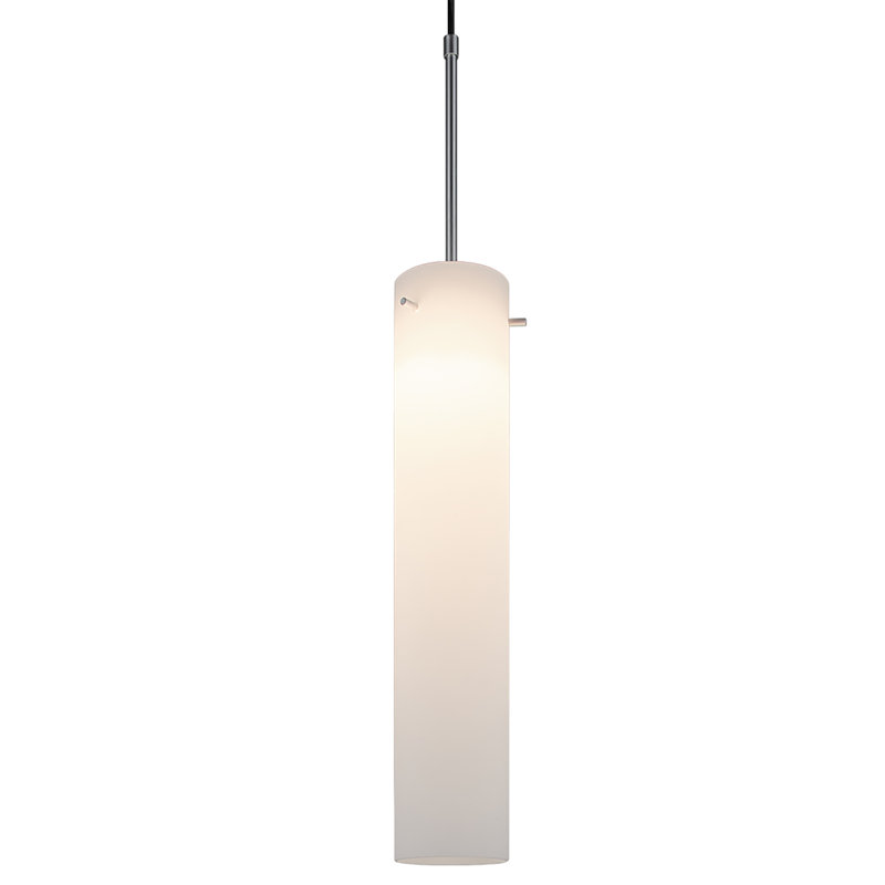 Luminaire suspendu simple Titan 2, Incandescent, Pavillon de 4,5 po, Chrome