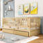Lit de rangement en bois avec garde-corps et 2 tiroirs-93548540-93548536