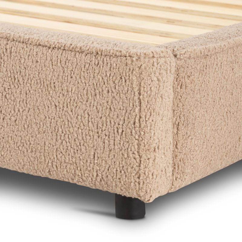Aidan Upholstered Bed, King, Plushtone Linen