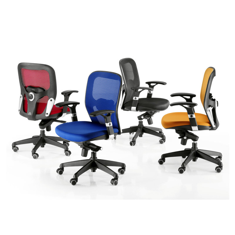 Polyester Blend Office Chair, Orange