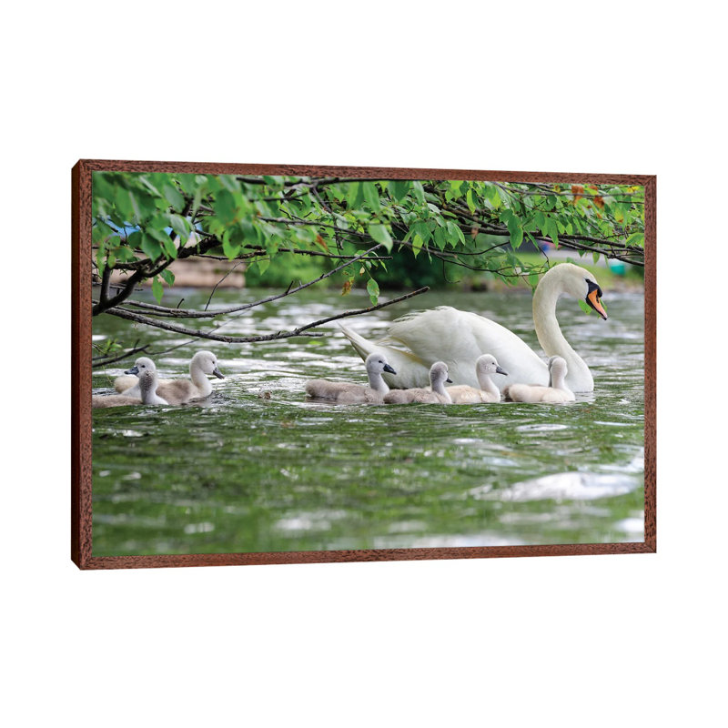 Family Float 1 Piece Wall Art on Canvas, 66.04 cm H x 45.72 cm W, Brown Framed