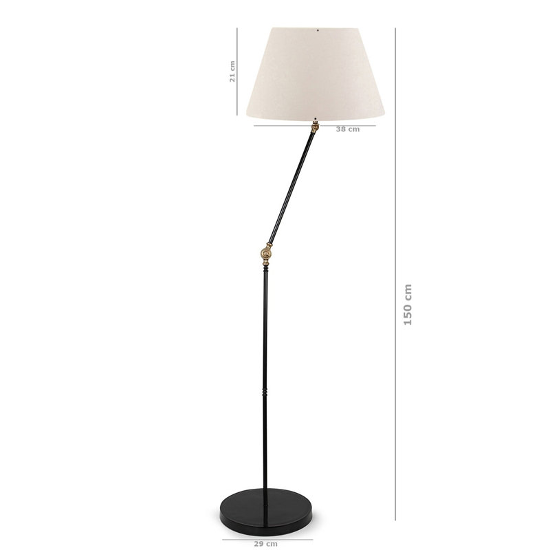 Lampe de lecture sur pied 55 "