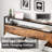 Queen Size Platform Bed Frame With 2-tier Storage Headboard/ Charging Station,Rustic Brown-98975038-98975041