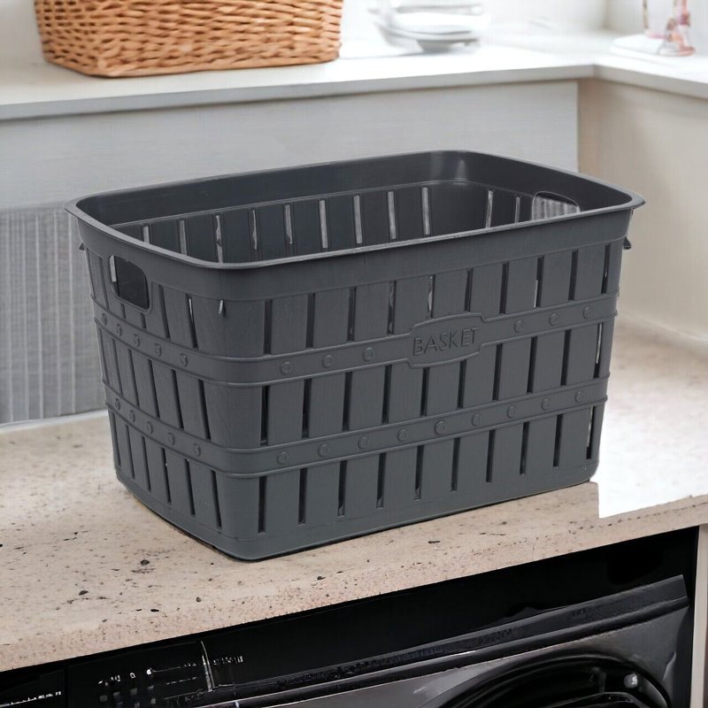 Rebrilliant Plastic Storage Tub & Tote, Anthracite