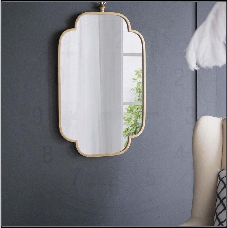 Miroir mural champagne