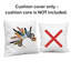 Housse de coussin décorative en plumes de 2 pièces avec housse de coussin décorative de style bohémien 17 x 17 po