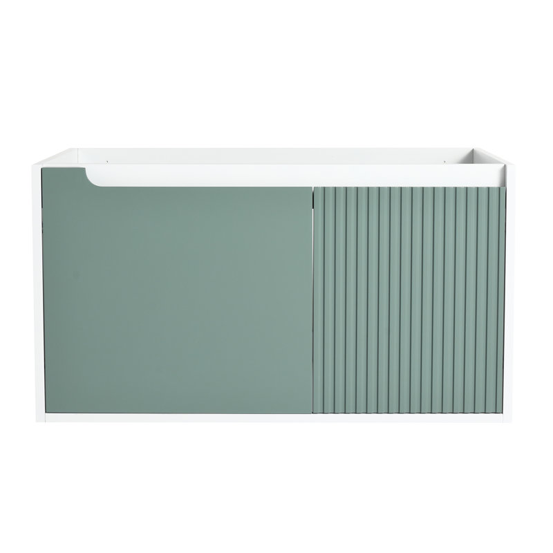 Meuble-lavabo mural 36 po, meuble-lavabo double 36 po, H 18,36 po x l 34,05 po x P 18,98 po