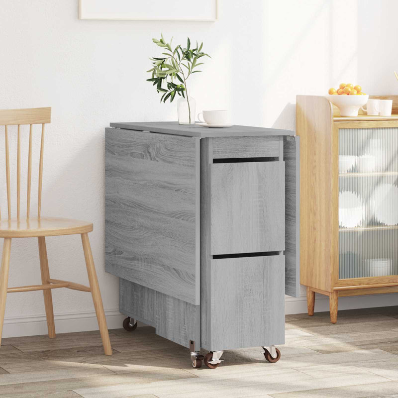 Extendable Dining Table, Grey Sonoma