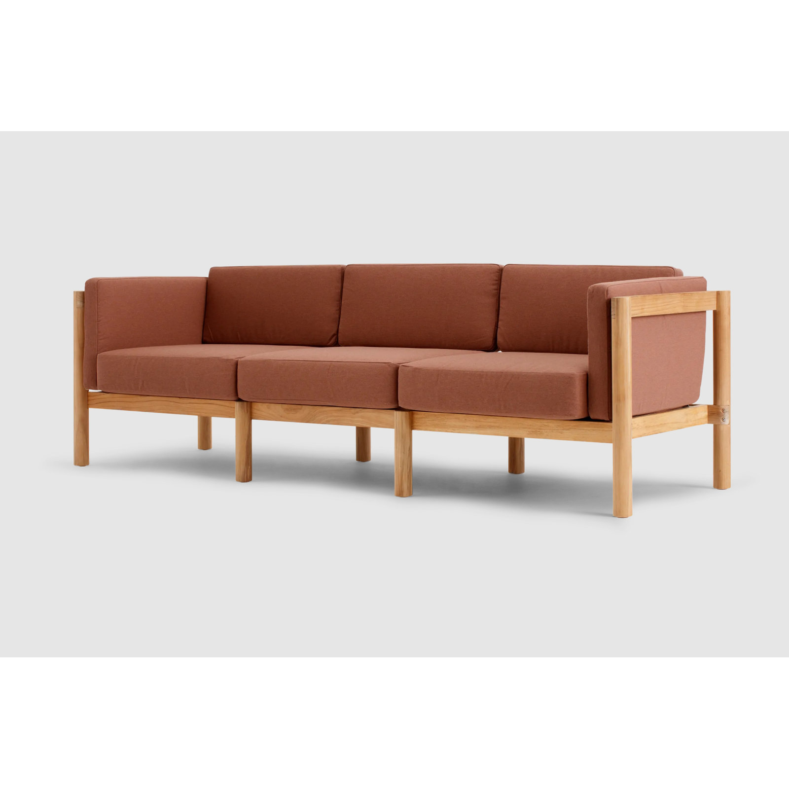 Haven 93" Sunbrella® Patio Sofa, Sunbrella Rust