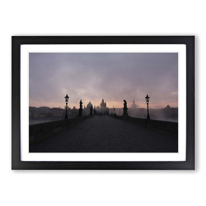 Single Picture Frame Print, Black