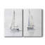 Misty Harbor I - Toile tendue avec châssis de qualité supérieure - Prêt à accrocher-108949266