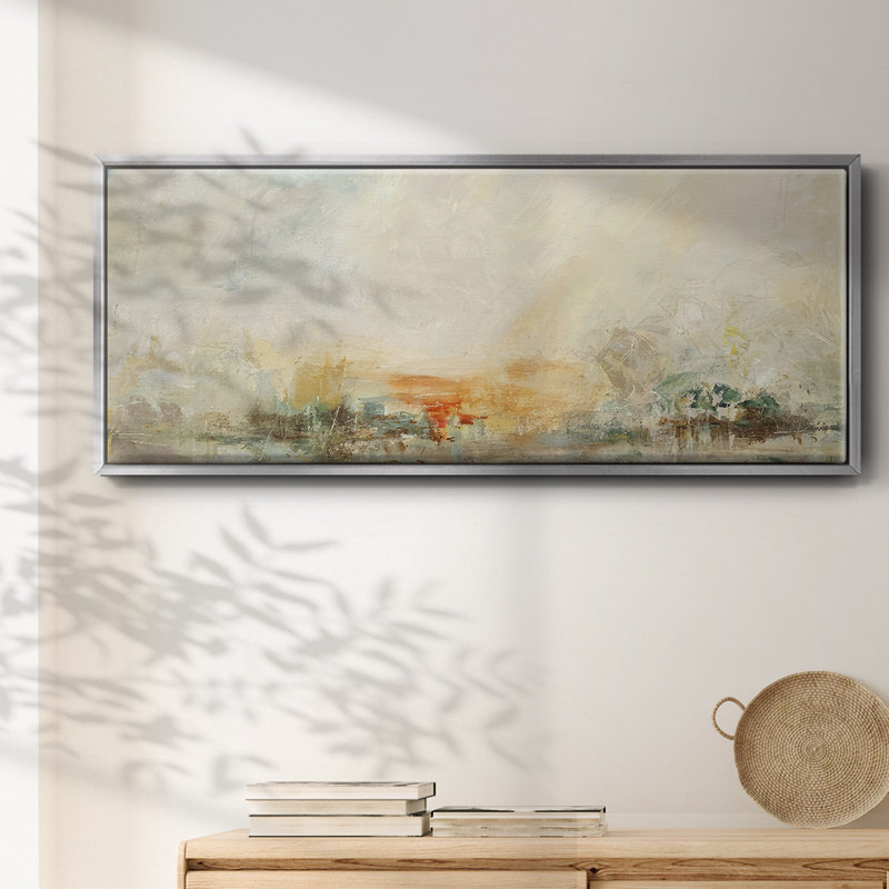Old Masters World - Framed Canvas, 12" H x 30" W