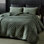 Couvre-lit en velours avec taies d'oreiller Zera MJ