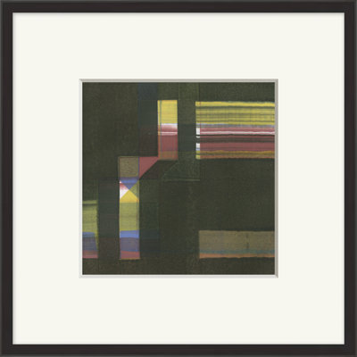 Wendover Art Group Some Momentum By Christopher Kennedy - Picture Frame Graphic Art On Paper In Green;yellow