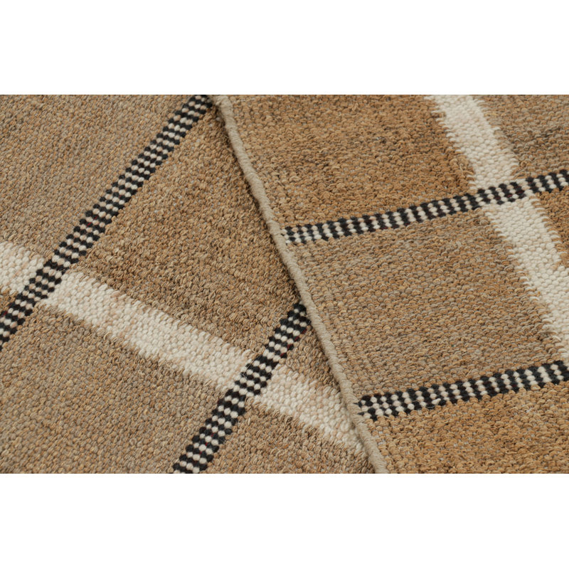 Wool Geometric Area Rug, Rectangle 12' x 18'