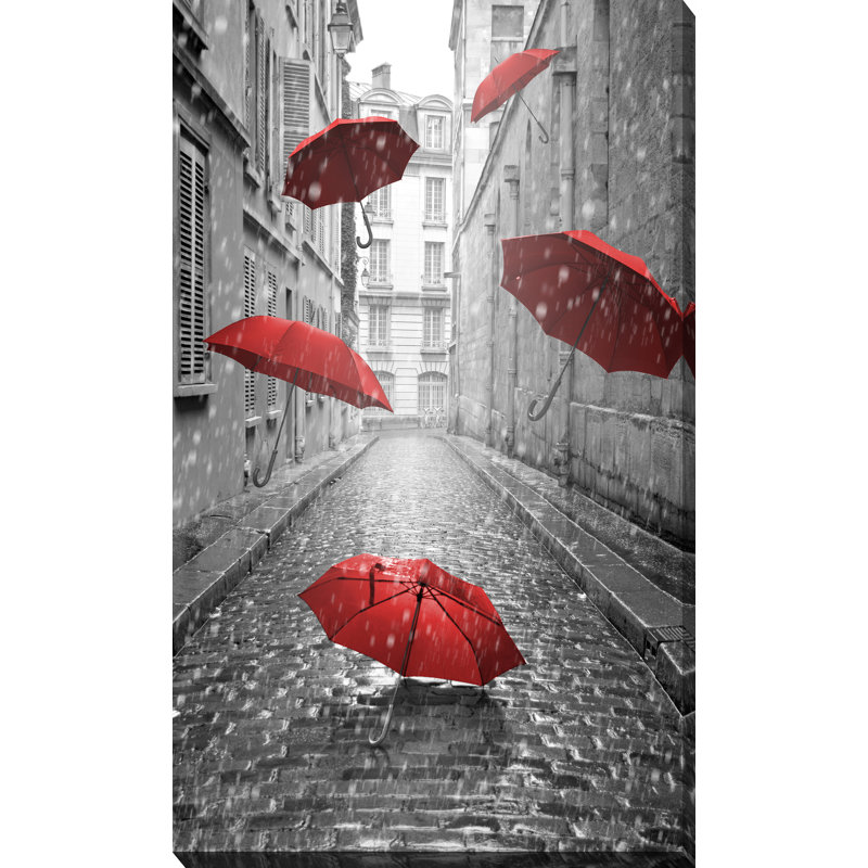 " Five Umbrellas ", 48" H x 28" W x 1.5" D