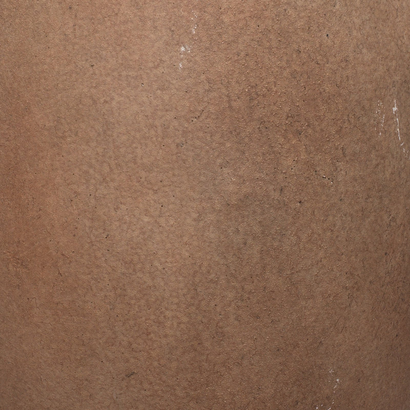 Anatomy Handmade Burnt Umber Ceramic Table Vase - 15.75"
