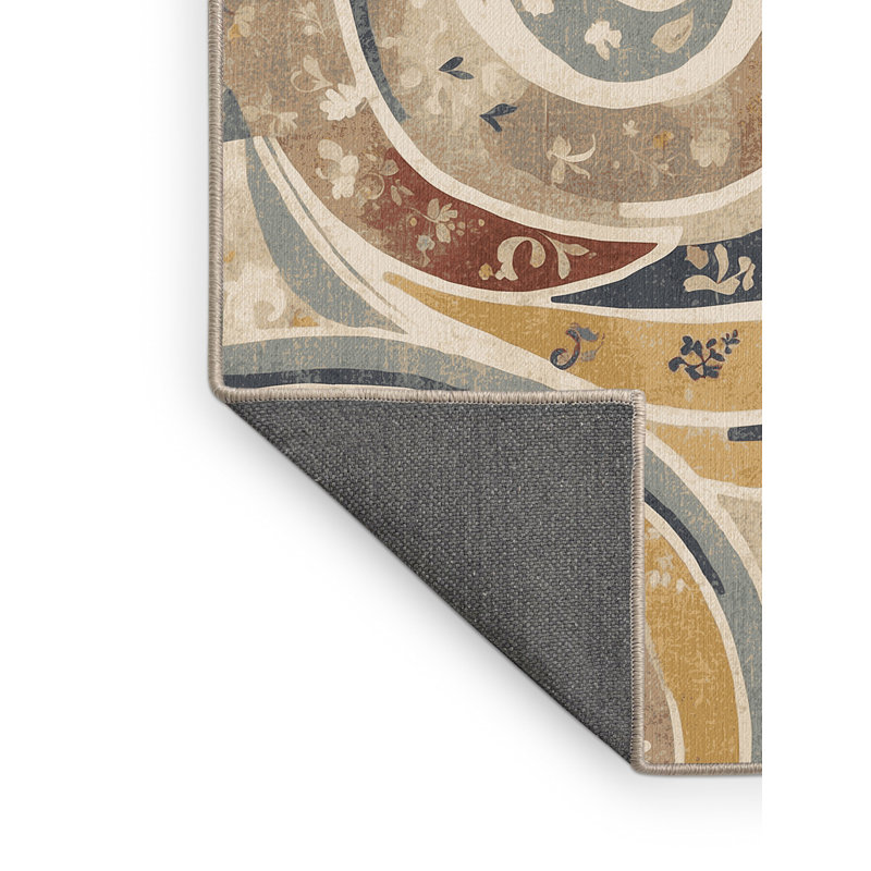 Spirited Dash Rug, Round 6'