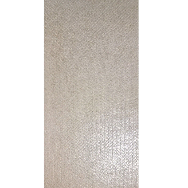 Champagne Gold Metallic Geometric Square Triangle Tiles Line Textured Wallpaper