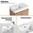  Lavenia 30" Modern Wall Mounted Bathroom Vanity with Resin Sink, Soft-Close Doors-421509640-421509644