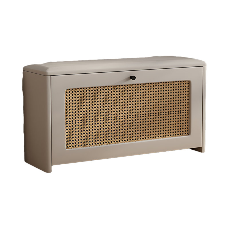 Banc ultra fin en bois massif, Beige, H 18,7 po x l 39,37 po x P 6,69 po