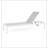 Outdoor Chaise Lounge Chair Set of 2, Aluminum Adjustable Outside Chair for Pool Patio Beach Yard, All Weather Use UV Resistant 400lbs Weight Capacity