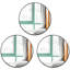 Ensemble de 3 miroirs muraux Linne-583002315-583002319