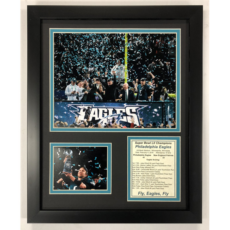 Philadelphia Eagles Super Bowl LII Champions Framed Photo Collage
