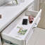 Rangement pour chaussures en alliage d'aluminium blanc