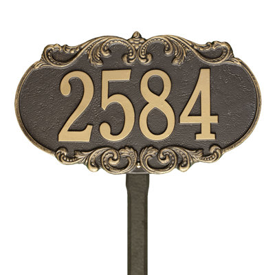Oval Lawn Insert Plaque